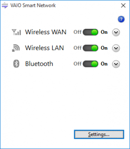 vaio smart network update for windows 8